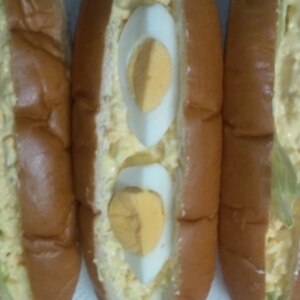 今日のランチ＊卵サンドイッチ